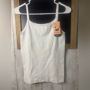 NWT Shapermint Essentials All Day Every Day Scoop Neck Cami XL White 62001 523